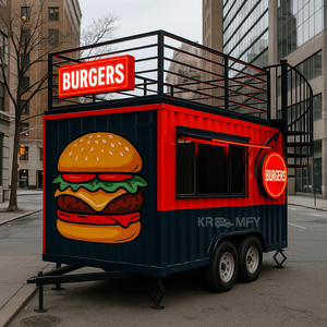 Bar à café mobile moderne en conteneur et boutique de vente pour centres commerciaux et restaurants - Product Image 2