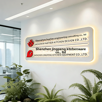 Letreros Luminosos de Acrílico con LED Personalizados para Uso en Interiores, Áreas de Recepción de Empresas, Fondos de Pared con Imágenes, Colgantes