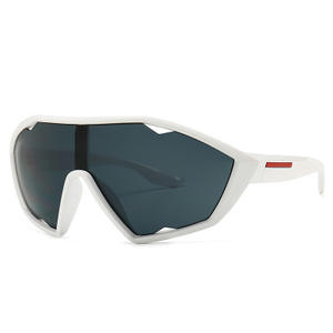 Hot Selling Fashion Newest <b>Large</b> <b>Frame</b> Sunglasses Oversized Waterproof Shield Women Sunglasses One Piece Lens Sunglasses 2021 - Product Image 3