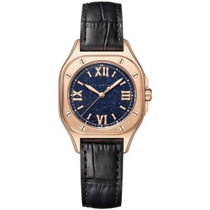 OEM Custom-Made Fashionable Ladies Watch with Green Square Face Stainless Steel and Leather Band Boutique Design Processing - Product Image 6
