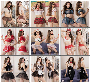 Lencería de una Pieza Transparente de Malla Negra para Dormitorio, Disfraz de Gato Sexy para Juegos de Rol para Mujeres - Product Image 6