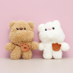Songshan jouets en gros mignon en peluche ours poupée Kawaii doux dessin animé décoration coton petit pendentif <span class=keywords><strong>sac</strong></span> porte-clés fille cadeau - Product Image 4