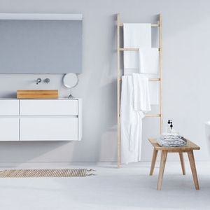 อ่างล้างหน้าทรงสี่เหลี่ยมผืนผ้าทำจากไม้ไผ่รักษ์โลก รุ่น Eco Go สำหรับห้องน้ำสไตล์โมเดิร์น - Product Image 5