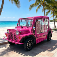 Voiture électrique Moke Beach Buggy 4 places, nouvelle conception, batterie lithium, certifiée EEC, 96V, version originale.