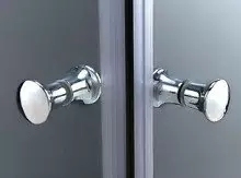 Porte de douche pliante moderne en aluminium avec cadre en verre, prix d'usine, cabine de douche d'angle complète pour salle de bain, idéale pour l'hôtellerie - Product Image 3