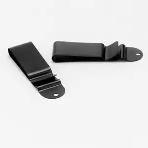 Clip in metallo con clip da cintura in metallo in acciaio inossidabile di alta qualità con rivestimento di varie superfici personalizzate