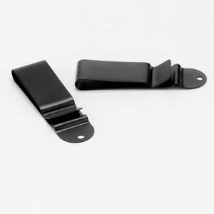 Maßgefertigte Verschiedene Oberflächenbeschichtungen Hochwertige Edelstahl-Metallgürtelclips Metallclips - Product Image 6