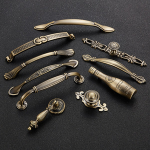 Jaya xử lý đồ nội thất bằng đồng xử lý hợp kim kẽm Châu Âu tủ quần áo đồ nội thất nhà bếp xử lý - Product Image 1