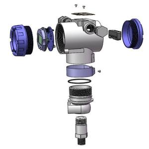 Explosions geschützter Druck messumformer 0-60MPa LED-Anzeige drucksensor 4-20mA Druck messumformer für die petro chemische Industrie - Product Image 4