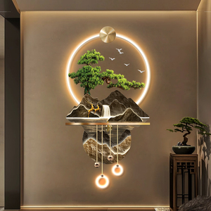 Venta Directa de Fábrica <span class=keywords><strong>AB</strong></span>, Iluminación LED Acrílica Moderna de Lujo, Diseño de Pintura, Decoración de Pared Grande para Sala de Estar, Hotel, Mural Artístico - Product Image 1