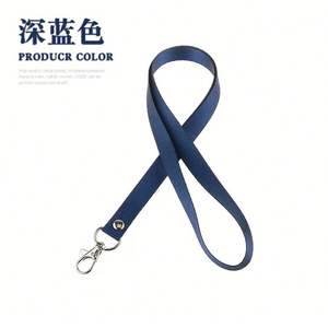 สายคล้องผ้าโพลีเอสเตอร์สายคล้องคอแบบเรียบริบบิ้นพิมพ์โลโก้ตามสั่ง - Product Image 6