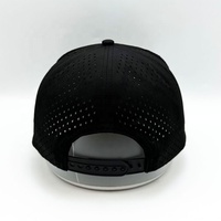 Casquettes de baseball perforées Meilin personnalisées à 6 panneaux, imperméables, découpées au laser, style urbain, pour le golf