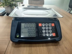 Balance électronique numérique portable haut de gamme en plastique OEM, 30 kg, avec écran LCD et fonction de comptage - Product Image 2