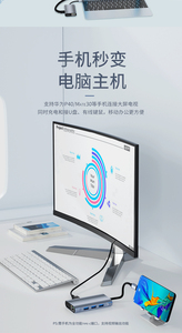 7 trong 1 <span class=keywords><strong>USB</strong></span> C <span class=keywords><strong>HUB</strong></span> Type-C để HD-MI USB3.0 USB2.0 * <span class=keywords><strong>2</strong></span> PD 100W VGA RJ45 cho MacBook - Product Image 5