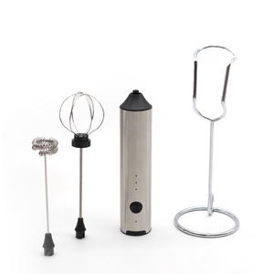 बामबस दूध फ्रॉथर कॉफी रिचार्जेबल इलेक्ट्रिक स्वचालित दूध फोम हाथ दूध मेंढक के साथ मेंढक - Product Image 2