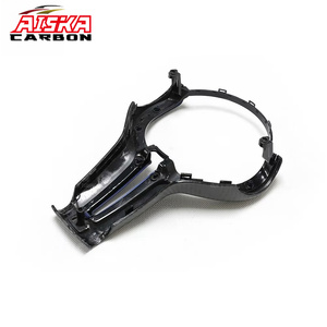 AISKA Garniture de volant en fibre de carbone rouge, argentée ou bleue en option pour BMW F80 M3 F82 F83 M4 F10 M5 F06 F12 F13 M6 F85 X5M F86 X6M - Product Image 6