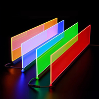 Panneau lumineux en acrylique LED ignifuge de taille personnalisée Dream Color, panneau acrylique transparent pour les lumières de scène de discothèque de boîte de nuit