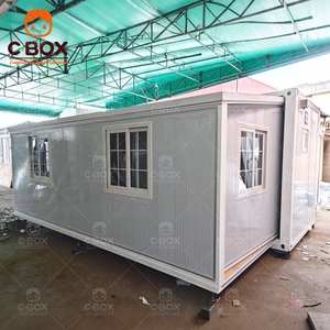 Cbox Vente en gros de maisons modulaires modernes de 20 pieds, villa pliable, chambre mobile, mini-maisons, bureau, maison préfabriquée extensible en conteneur - Product Image 5