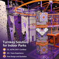Parque de Aventuras Interior ZHONGYI, Circuito de Cuerdas, Muro de Escalada, Tirolina, Proyecto Integral para Centros Familiares Comerciales FEC