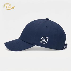 Gorra de Béisbol Unisex 4U Personalizada de Alta Calidad, de Sarga de Algodón, de 6 Paneles, Transpirable, Impermeable, con Doble Cierre y Hebilla Ajustable - Product Image 3