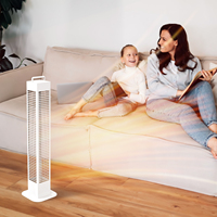 Calentador de Torre Portátil Directo de Fábrica, Calentador de Piso Móvil 360 °   Calefacción de 1800W para Casa, Oficina y Autocaravana