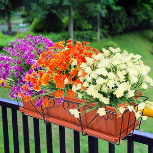Fleurs artificielles de narcisses blancs résistants, verdure, <span class=keywords><strong>feuillage</strong></span>, plantes, faux arbustes pour jardin, Pâques, Noël, plante suspendue - Product Image 3
