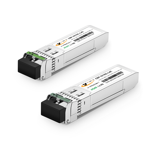 YTOPTO 10G SFP+ BIDI Tx1490nm/Rx1550nm 80km SMF LC DDM Fiber Optic Transceiver Single Mode Fiber FTTH Module for AI Data Centers