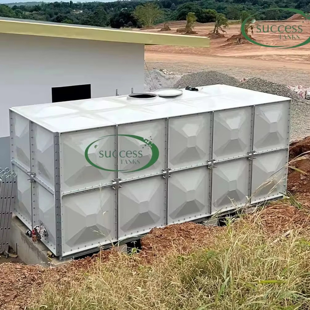 SMC/GRP/FRP Fiberglass Plastic Water Storage Tank for Fire Fighting