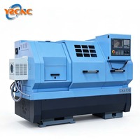 Torno CNC de Cama Plana CK6136 con Certificación CE, Máquina de Torneado CNC Horizontal Automática