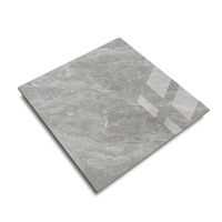 Carreaux de sol intérieurs en grès cérame effet marbre gris froid minimaliste 600*600mm antidérapants pour cuisine et salle de sport