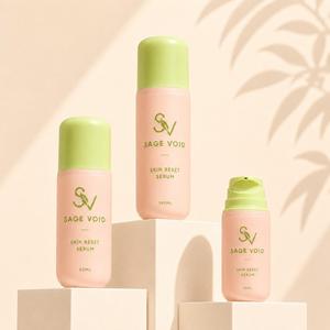 New Arrival Cosmetic Refillable <b>Bottle</b> 30ml <b>50ml</b> Round Airless Pump <b>Bottle</b> 100ml PP Transparent Lotion Container Packaging - Product Image 2