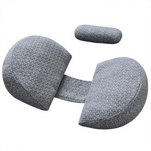 Oreiller Jiang Mian transfrontalier pour femmes enceintes, protection lombaire, sommeil sur le côté, multifonctionnel, en forme de U, motif géométrique - Product Image 1