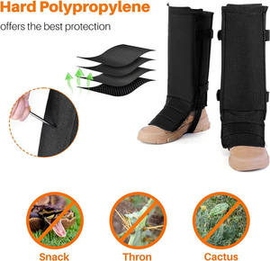 Protection contre les morsures, protège-jambes anti-serpents, résistance aux déchirures et aux perforations pour la randonnée, le camping et la chasse - Product Image 2