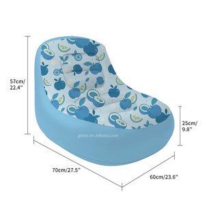 Fruit <strong>Kids</strong> Inflatable Lounger <strong>Chair</strong> Children Play Sofa Soft Puffy Seat Toddler Blow Up Furniture - Product Image 4