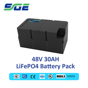 Batterie LiFePO4 48V30AH avec 1200 cycles de charge, BMS intégré pour véhicules à 2 et 3 roues - Product Image 1