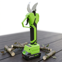 Sécateur sans fil Vertak 20V sans balais, rechargeable, avec lame SK5 pour la taille des arbres et des branches dans les vergers et les jardins