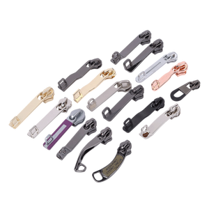 Tirador y Deslizador de Cremallera de Latón Antiguo de Lujo, Repuesto con Color y Logotipo Personalizables para Bolsos, Carteras y Bolsas (Ecológico) - Product Image 2