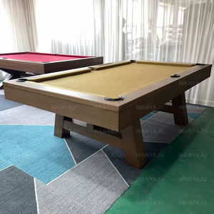 WANYAJU <span class=keywords><strong>Mesa</strong></span> de <span class=keywords><strong>Billar</strong></span> Profesional Rústica Moderna 2 en 1 con Bancos, <span class=keywords><strong>Mesa</strong></span> de <span class=keywords><strong>Billar</strong></span> de 8 pies y 7 pies para el Hogar - Product Image 6