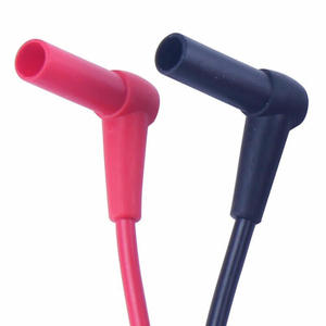 Kit multimètre numérique universel Mt-F-luke TL30, câbles isolés en PVC de 1,2 m, fiches banane coudées à 90° de 4 mm, CAT II 1000 V / 10 A, rouge + noir - Product Image 5