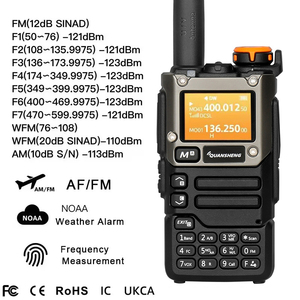 Quansheng UV K6 Walkie Talkie 5 Wát Air Band đài phát thanh tyep C phí UHF <span class=keywords><strong>VHF</strong></span> DTMF <span class=keywords><strong>FM</strong></span> Scrambler noaa Tần số không dây hai cách phát thanh - Product Image 2