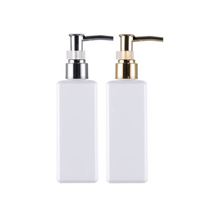 Minnie Transparent Square PET <b>Bottle</b> 250ml Lotion <b>Pump</b> Cosmetic Packaging Skincare Refill <b>Bottle</b> - Product Image 5