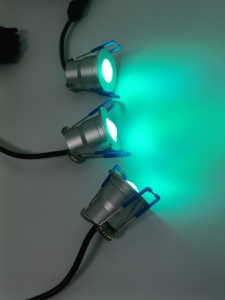 <span class=keywords><strong>Spot</strong></span> encastré <span class=keywords><strong>LED</strong></span> mini RGB 8x3W en aluminium, dimmable, étanche pour véranda ou jardin - Product Image 6