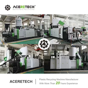 High Capacity 800kg/h Waste PP/PE Film Recycling Granulator Machine Pelletizing Line ACS-PRO