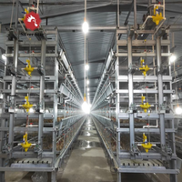 Cage à poulettes de type H Silver Star pour élevage avicole, poussins verticaux avec système de collecte de fumier, Q235 galvanisé à chaud