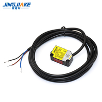 Sensor de Distancia Láser de Largo Alcance con Reflexión Difusa, Aprendizaje Inteligente de Distancia con un Solo Toque, Fotoeléctrico de 24V, China