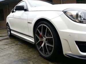 Minigonne laterali in fibra di carbonio per Mercedes Classe <span class=keywords><strong>C</strong></span> W204 C204 C63 <span class=keywords><strong>AMG</strong></span> dal 2012 in poi - Product Image 6