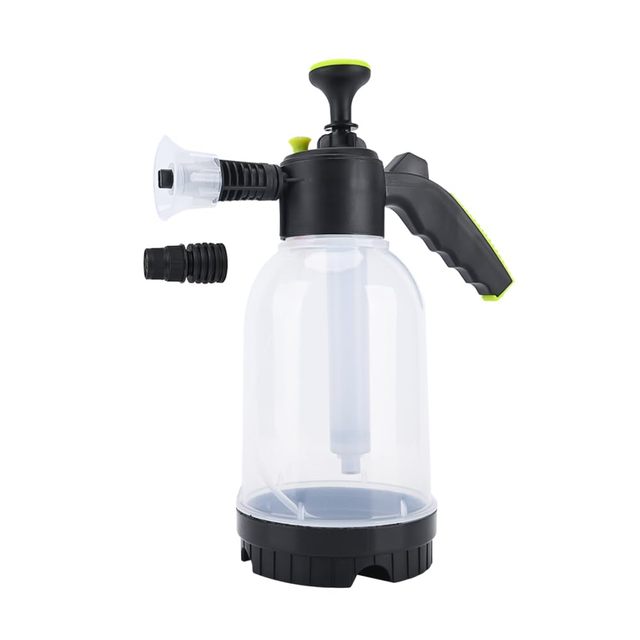 Hand Pump Foam Sprayer 68 oz Car Wash Foam Sprayer Foaming Pump Sprayer with Two Adjustable Nozzles