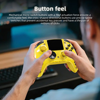 TGS RG P01 Pengontrol Game Nirkabel Motor Getar Tombol Turbo-2.5D IPS Hall Rocker untuk PC/Steam/Linux/