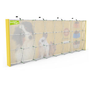 Support de bannière personnalisé en tissu pour salon professionnel, toile de fond de stand, mur d'affichage pop-up avec logo, cadre pour événements et conférences - Product Image 2