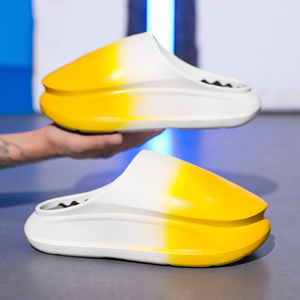 Sandales compensées en cuir véritable légères et confortables pour couple Baotou, style sportif, été, hiver, printemps - Product Image 4